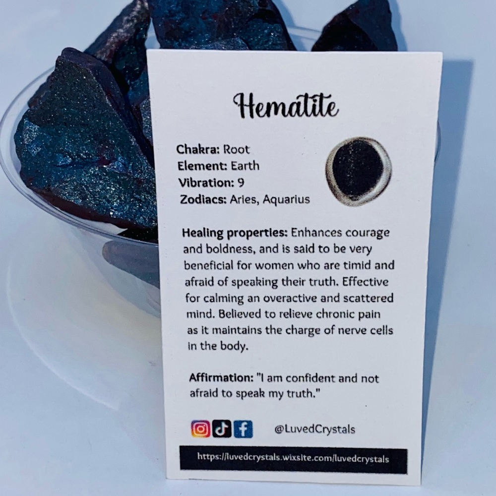 Hematite Rough Crystal - Picture 2 of 2